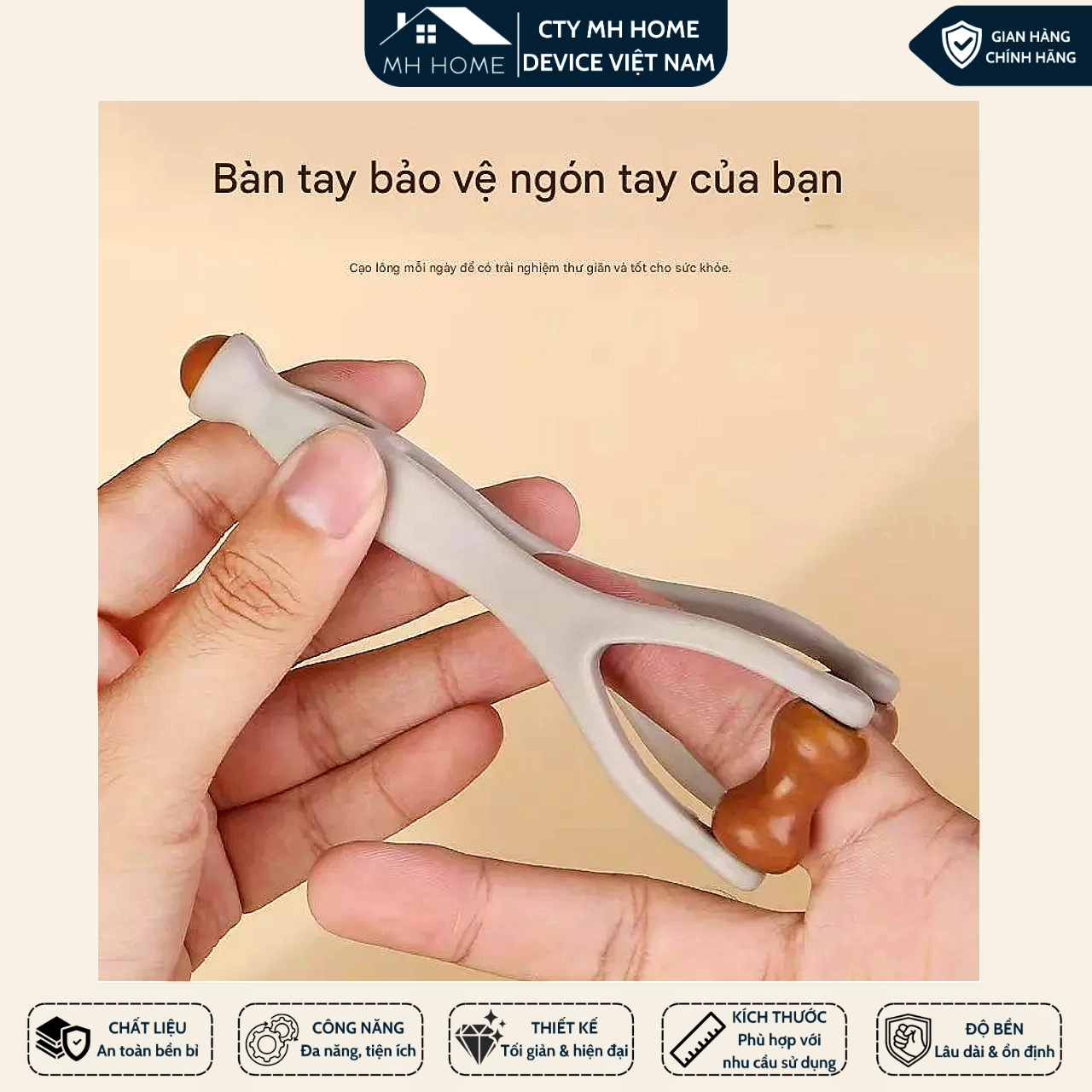 Dụng cụ mát xa ngón tay trị liệu bấm huyệt để giảm cơ Massage kinh tuyến để cải thiện tuần hoàn máu